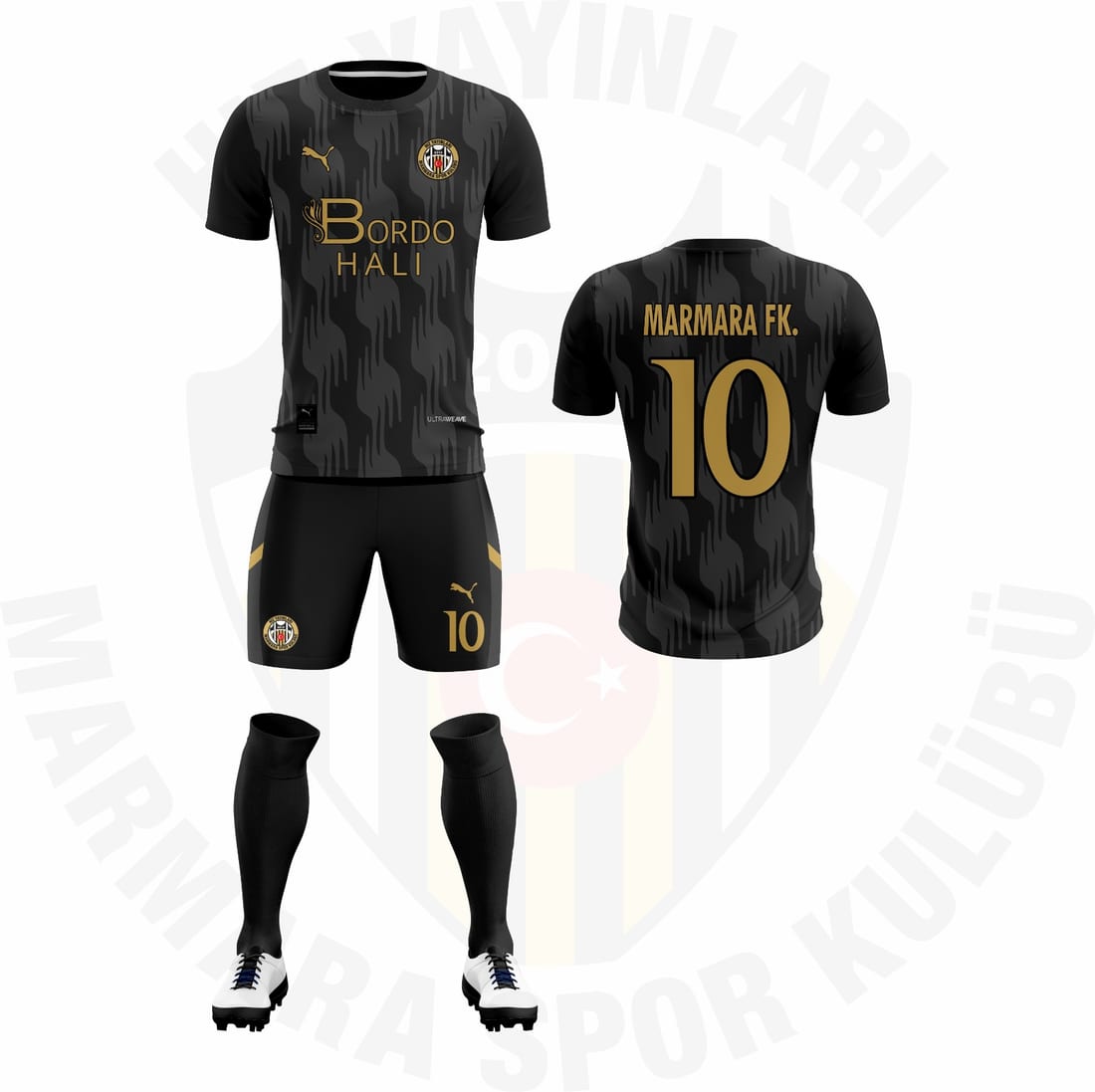 Marmara S.K. 2026–2027 Siyah-altın forma